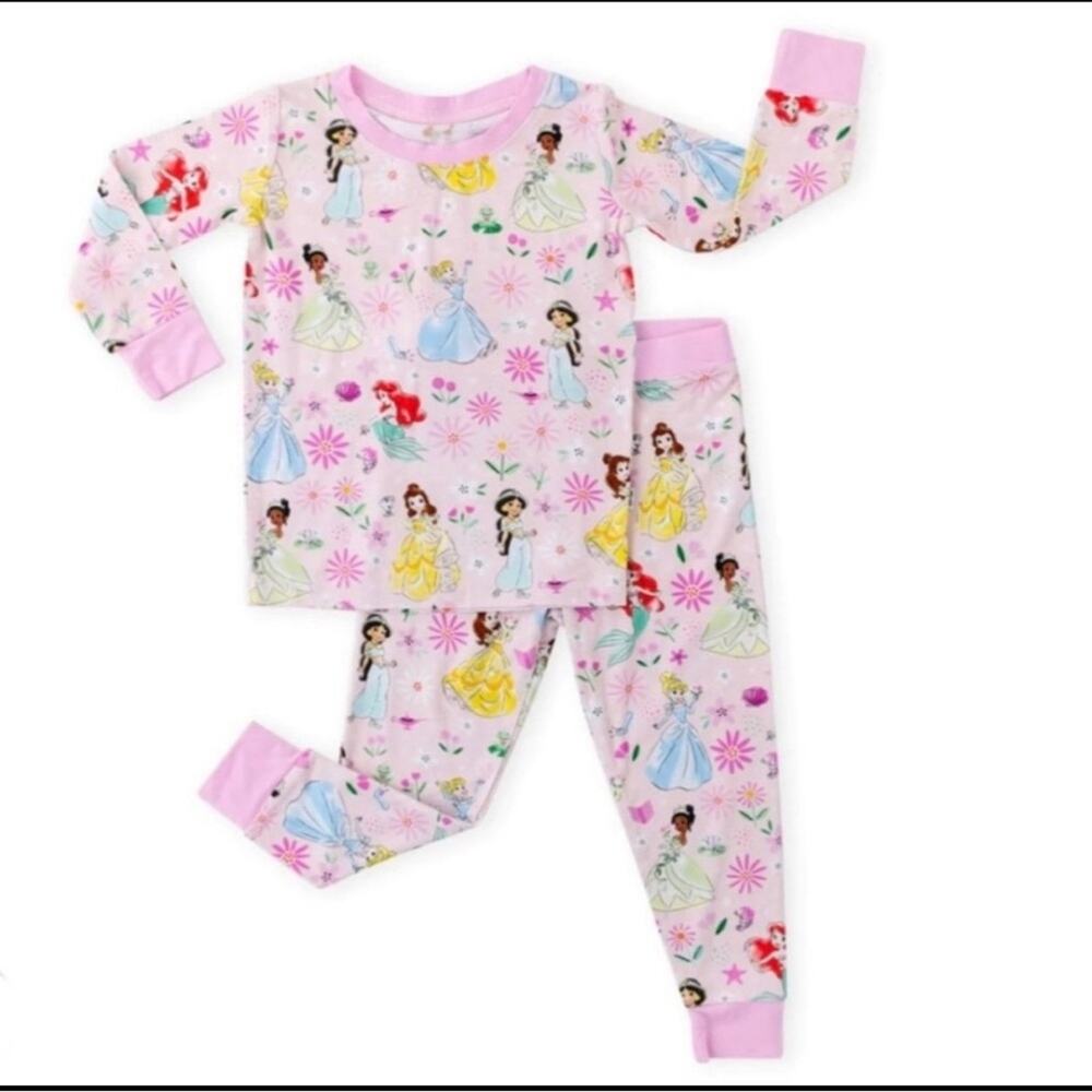 Little Sleepies Disney Princess Collab Bamboo Blend Pajamas - Picture 2 of 7